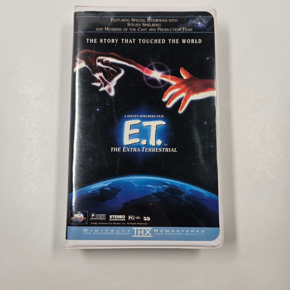 ET The Extra-Terrestrial VHS 1996 MCA Universal THX Remastered Steven Spielberg